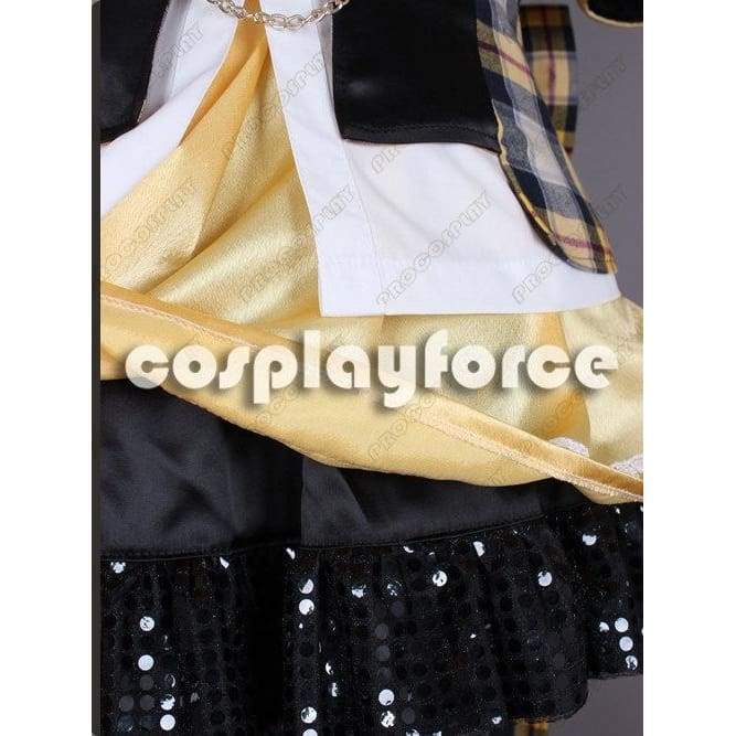 Akb0048 Yellow Grid Cosplay Stage Outfits Mp002398