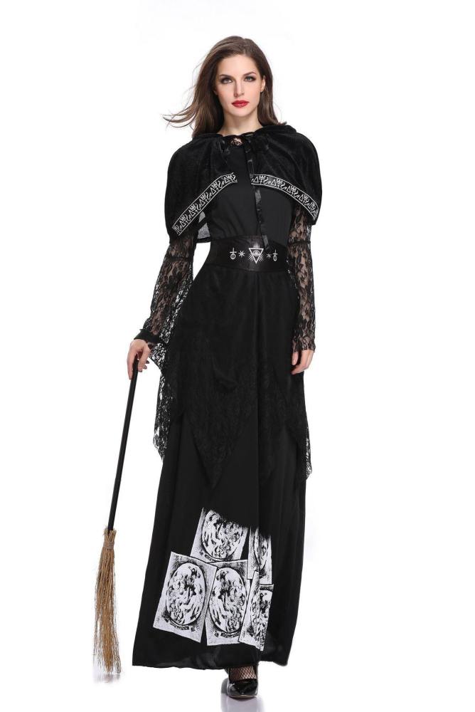 Adult Taro Cosplay Witch Long Skirt Stage Performance Costume