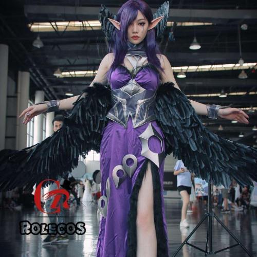 League Of Legends Morfallen Angel Gana Dress Costumes Lol Cosplay For Girls