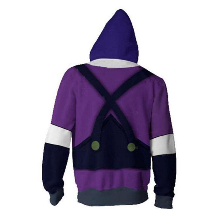 Unisex Dio Brando Hoodies Jojo'S Bizarre Adventure Phantom Blood Zip Up 3D Print Jacket Sweatshirt