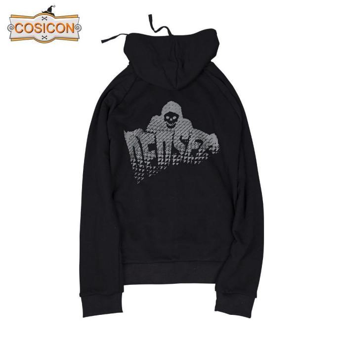 Watch Dogs 2 Catcher Hoodies   Man Sweatshirts Black Cosplay Jackets Zipper