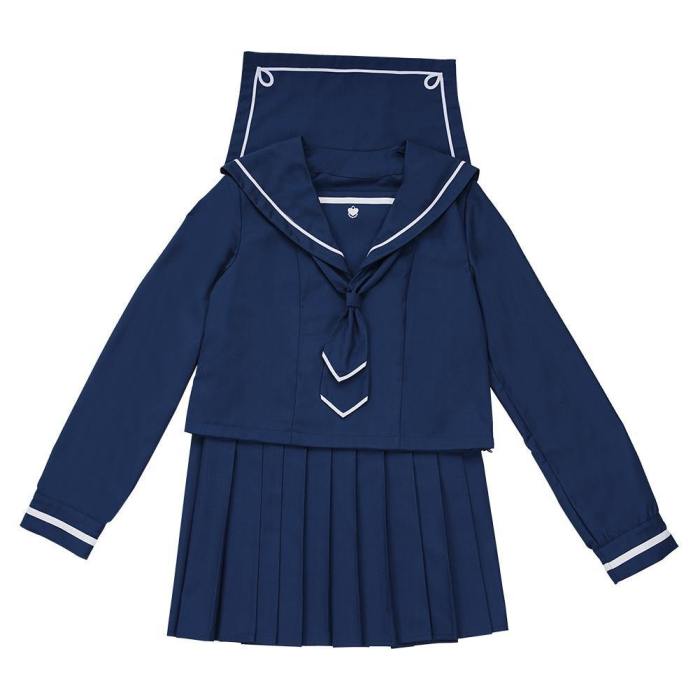 Houkago Teibou Nisshi/Diary Of Our Days At The Breakwater Hina Tsurugi Jk Uniform Sailor Suit Cosplay Costume