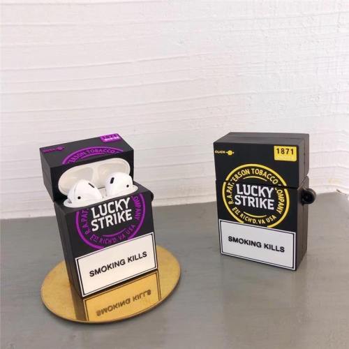 Lucky Strike Cigarette Box Apple Airpods Protective Case Cover