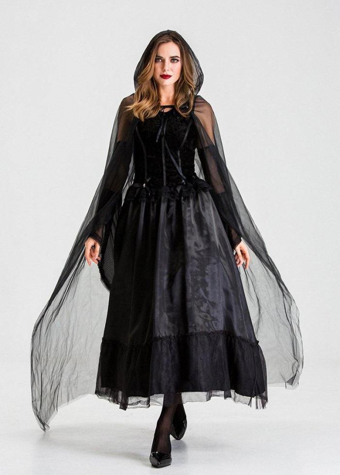 Halloween Witch Costume Women Dress Costumes