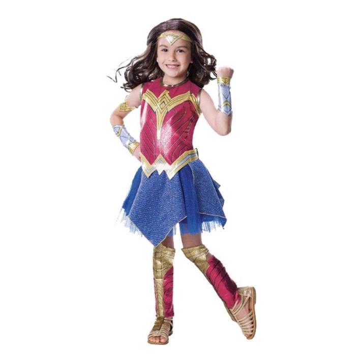Movie Wonder Woman  Diana Princess Cosplay Dress For Kids