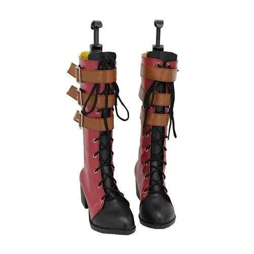 Ow Overwatch Ashe Elizabeth Caledonia Boots Halloween Carnival Shoes Cosplay Shoes