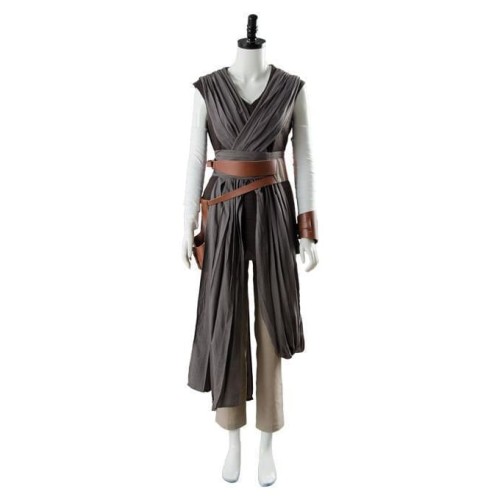 Star Wars 8 The Last Jedi Rey Outfit Ver.2 Cosplay Costume