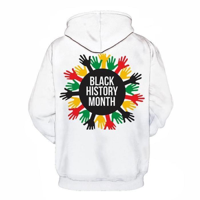 Colorful Hands Black History Month 3D - Sweatshirt, Hoodie, Pullover
