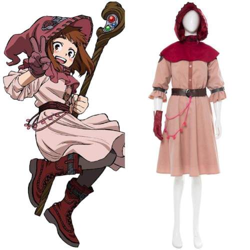 Boku No Hero Academia Ochaco Uraraka Ed Witch Cosplay Costume