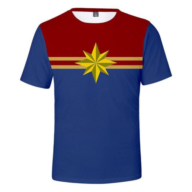 Captain Marvel T-Shirt - Carol Danvers Graphic T-Shirt Csos926