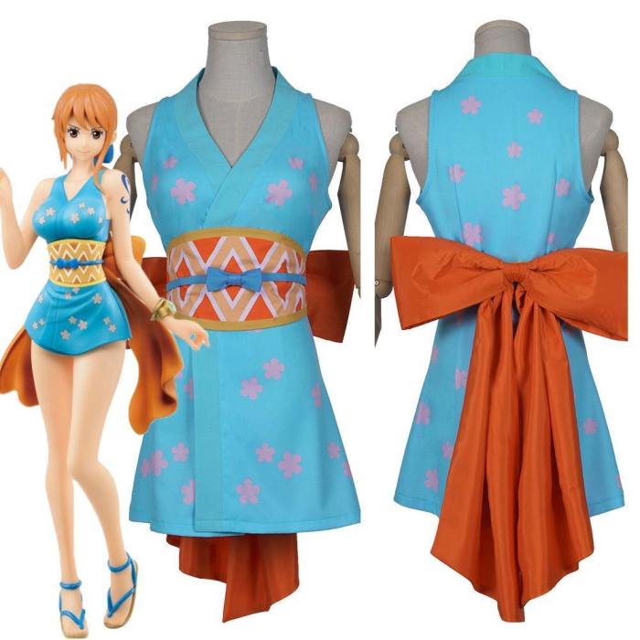One Piece Wano Country Nami Wanokuni Style Nami Cosplay Outfit Halloween Carnival Costume Cosplay Costume