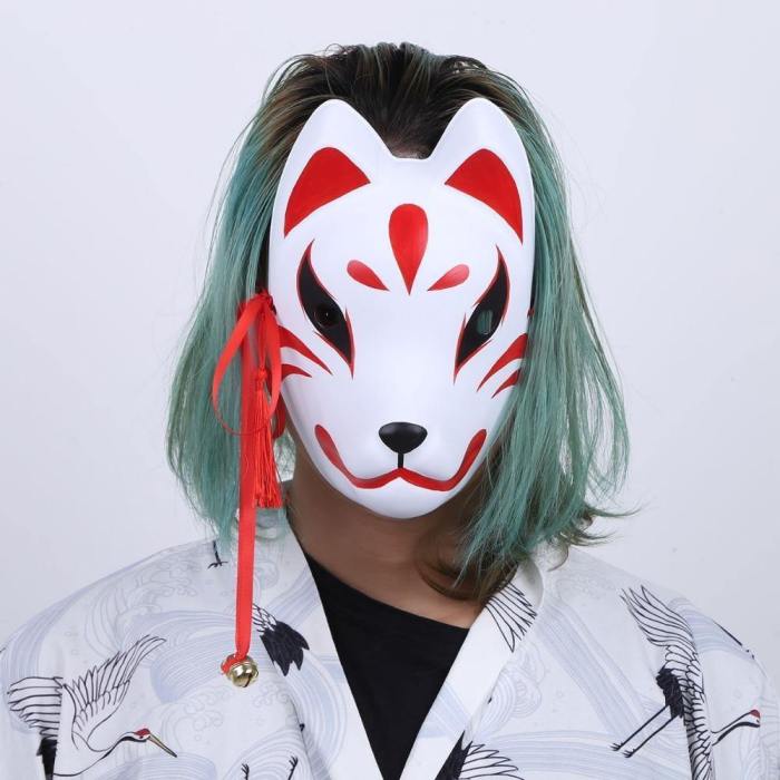 Japanese Fox Masks Anime Role-Playing Accessories Masquerades Props