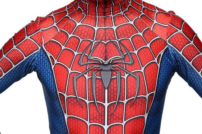 Kids Adult Classic Spiderman Costume 3D Spandex Spider Man Jumpsuits