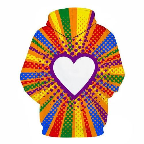 Pride Heart 3D - Sweatshirt, Hoodie, Pullover