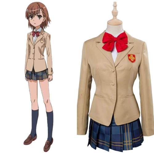 A Certain Magical Index Misaka Mikoto Cosplay Costume