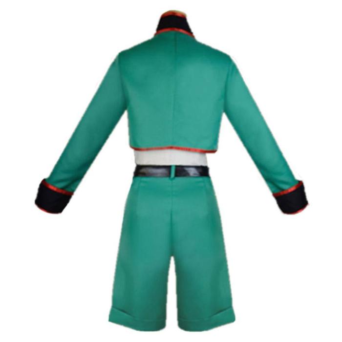 Hunter X Hunter Gon Freecss Men Top Short Outfit Halloween Carnival Costume Cosplay Costume