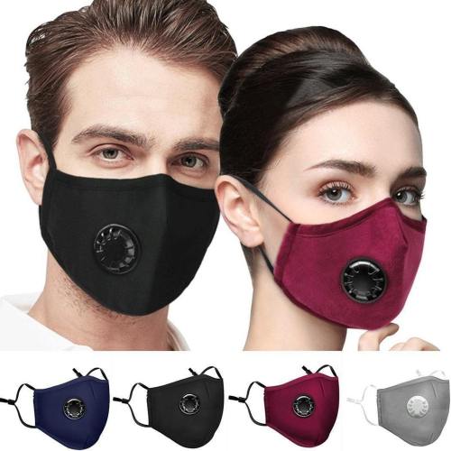 Anti-fog Haze Dust PM2.5 Washable Dustproof Mouth Mask With Breathable Valve
