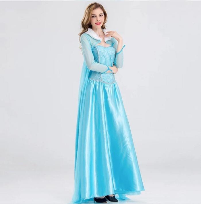 Frozen 2 Adult Princess Elsa Dress Queen Cosplay Women Costumes