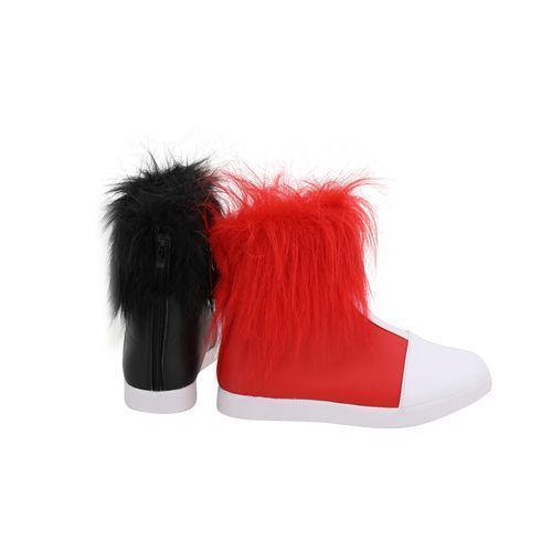 Anime Harley Quinn Boots Costume Props Halloween Carnival Party Shoes Cosplay Shoes