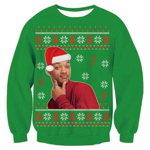 Mens Womens Green Christmas Sweater