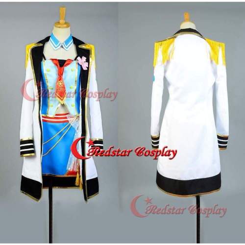 Love Live!Nishikino Maki Cosplay Costume School Idol Tomodachi Cosplay Navy Sailor Suit Cape