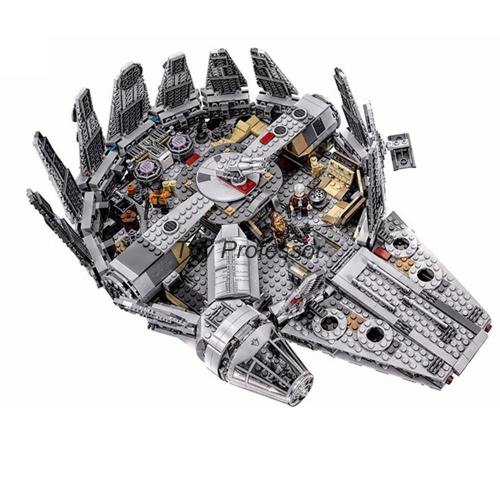 Compatible Legoinglys Star Wars Millennium 7 Falcon Spacecraft Building Blocks Birthday Gift Toys