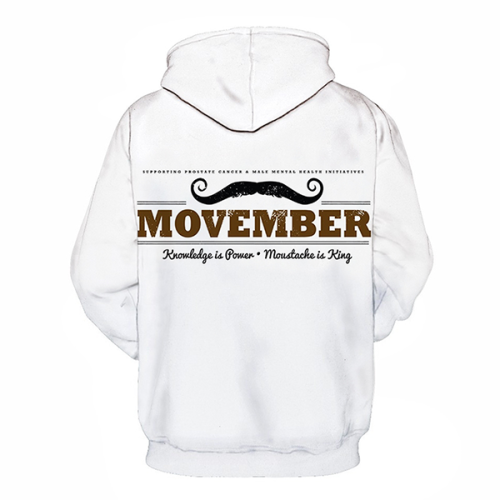 3D Mustache Is King Hoodie - Sweatshirt, Hoodie, Pullover