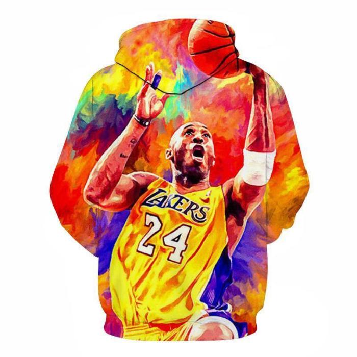 Colorful Kobe Bryant 3D - Sweatshirt, Hoodie, Pullover