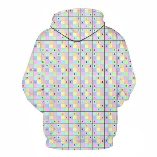 Colorful Sudoku 3D - Sweatshirt, Hoodie, Pullover