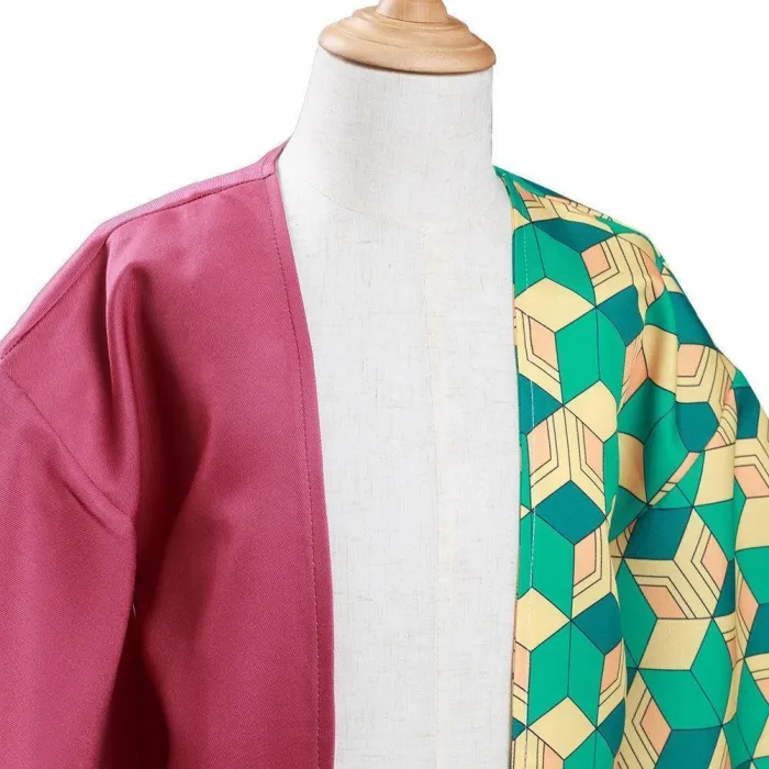 Demon Slayer: Kimetsu No Yaiba Tomioka Giyuu Kids Children Kimono Coat Cosplay Costume