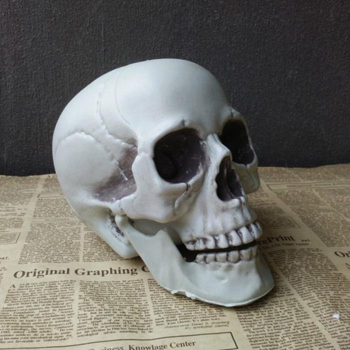 Halloween Skull Head Decor Toy Coffee Bars Home Ornament  Party Festival Toys