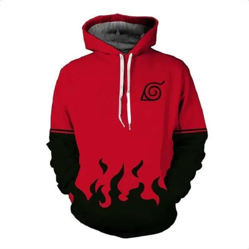 Naruto Hoodie Coat Sweatshirts Kakashi Akatsuki Sasuke O'Brien 3D Hoodies Pullovers