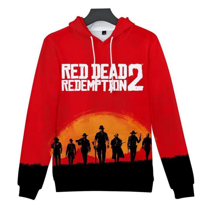 Game Red Dead Redemption 2 Cosplay Hoodies Sweatshirts