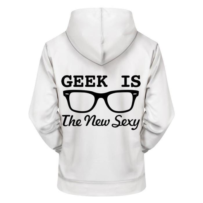 Sexy Geek 3D - Sweatshirt, Hoodie, Pullover