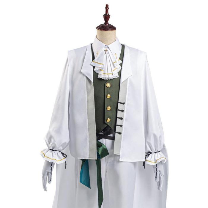 Identity V Embalmer Aesop Carl Shirt Pants Suit Halloween Carnival Outfit Cosplay Costume