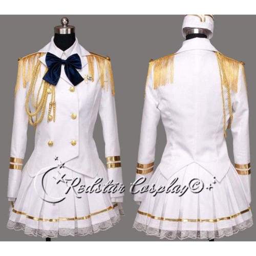 Uta no Prince Nanami Haruka Cosplay Costume White Military Uniform Version