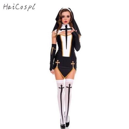 Adult Bad Habit Nun Costume