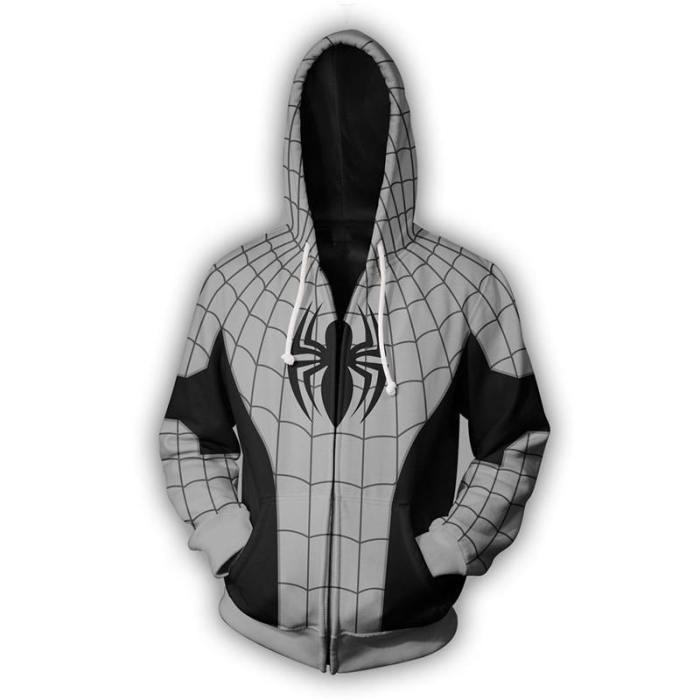 Spider-Man Hoodie - Armed Spiderman Zip Up Hoodie Csos00U