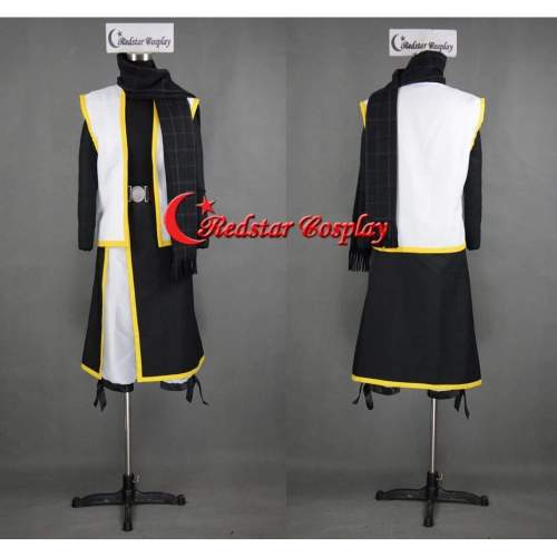 Natsu Dragneel Cosplay Costume From Fairy Tail With Black Scarf Custom In Any Size