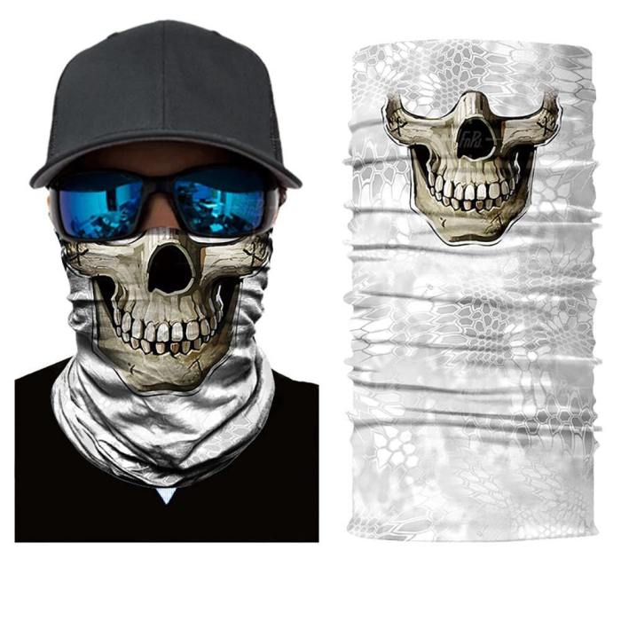 Various 3D Skull Skeleton Neck Warmer Face Mask