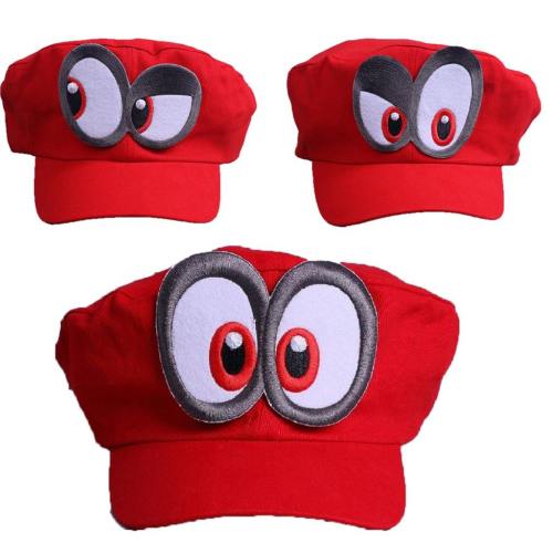 Nintendo Super Mario Odyssey Cappy Red Hat Cosplay Cap