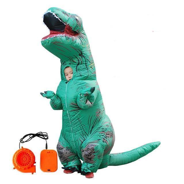 Adult Inflatable Costume Dinosaur Costumes T Rex Blow Up Fancy Dress Mascot Cosplay Costume Dino Cartoon For Men Women And Chirldren