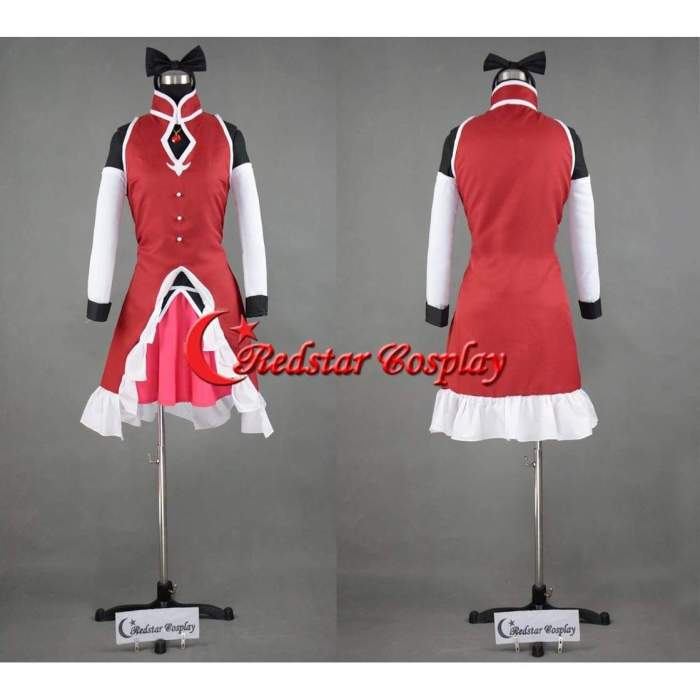 Magical Girl Puella Magi Madoka Magica Manga  Kyoko Sakura Cosplay Costume Dress Custom In Any Size