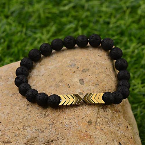 Sacred Arrow Lava Stone Diffuser Bracelet