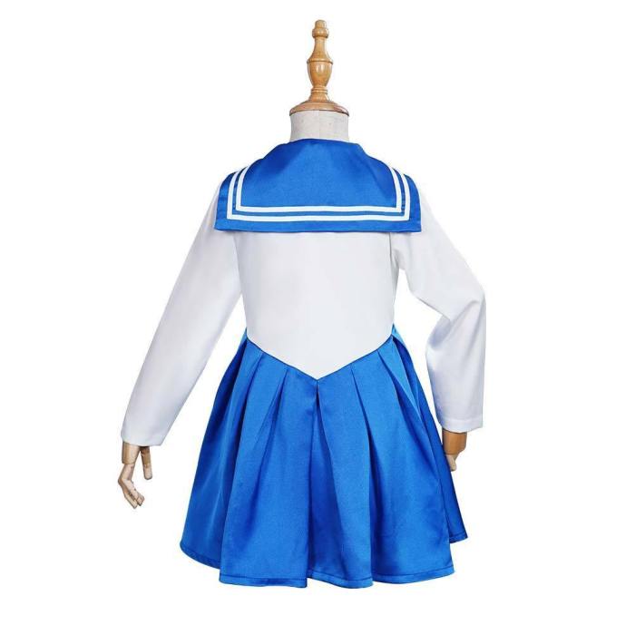 Sailor Moon Kids Girls Blue Dress Outfits Halloween Carnival Suit Cosplay Costume