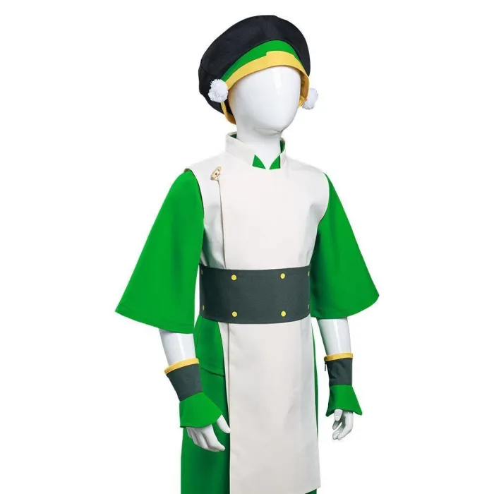 Avatar: The Last Airbender Toph Bengfang Kids Children Vest Pants Outfits Halloween Carnival Suit Cosplay Costume