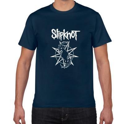 Wave Of American Heavy Metal Slipknot Tshirt Men Metal Band  100% Cotton T Shirt  Hip Hop Tee Streetwear