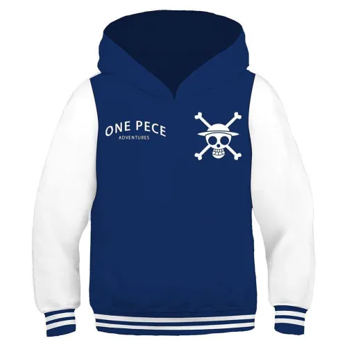 Kids One Piece Hoodie Hooded Pullover Sweatshirt Cosplay Costume