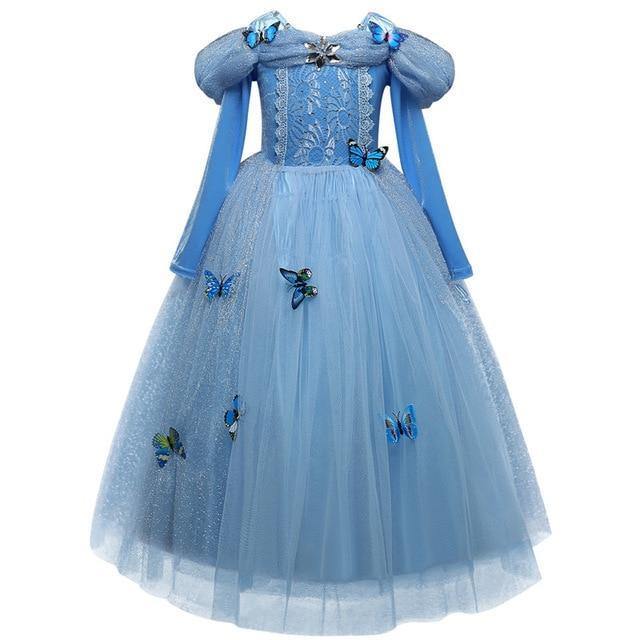 Cinderella Princess Snow Queen Girls Dress Kids Party Cosplay Costumes