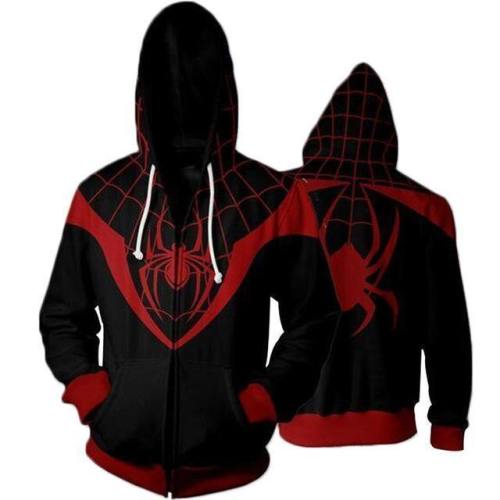 Avengers Hoodie - Spider-Man Zip Up Hoodie Csos00N